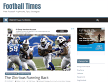 Tablet Screenshot of footballtimes.org